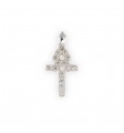 ICED SILVER 0.925 Ankh chain