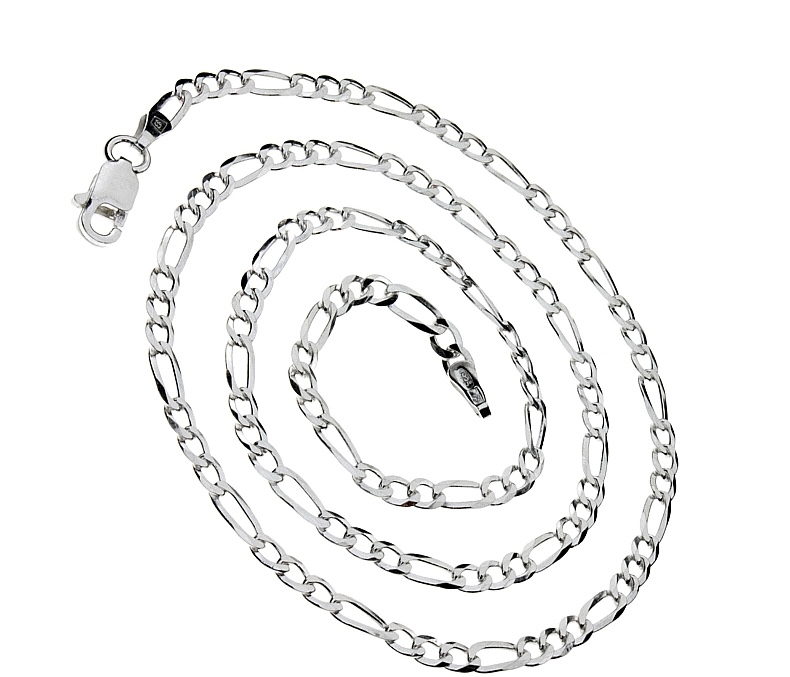 Łańcuch Figaro Srebrny 0.925