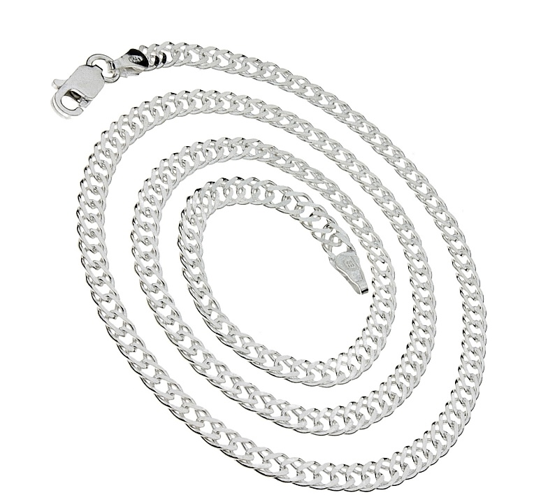 Łańcuch Rombo Srebrny 0.925