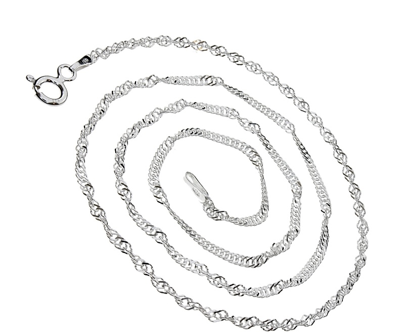 Łańcuch Singapore Srebrny 0.925