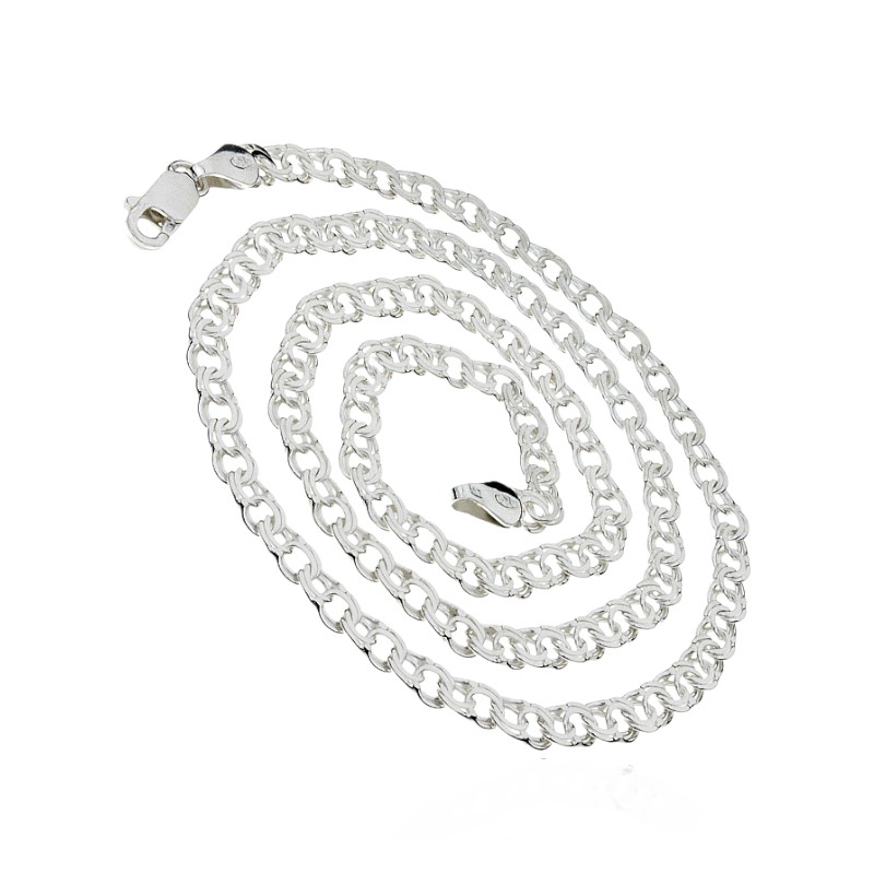 Łańcuch garibaldi- srebro 0.925