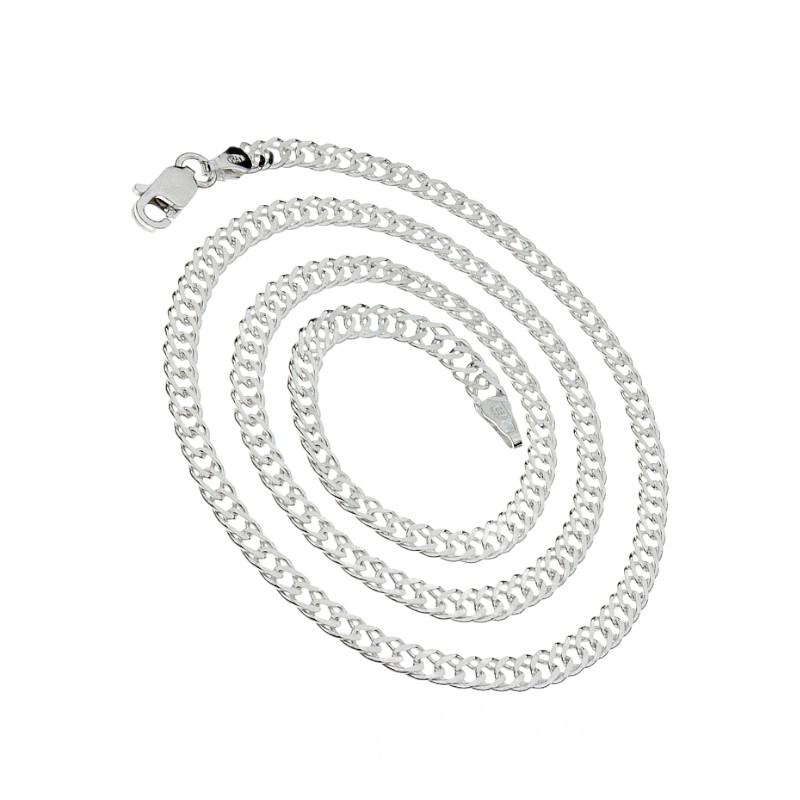 Łańcuch rombo- srebro 0.925