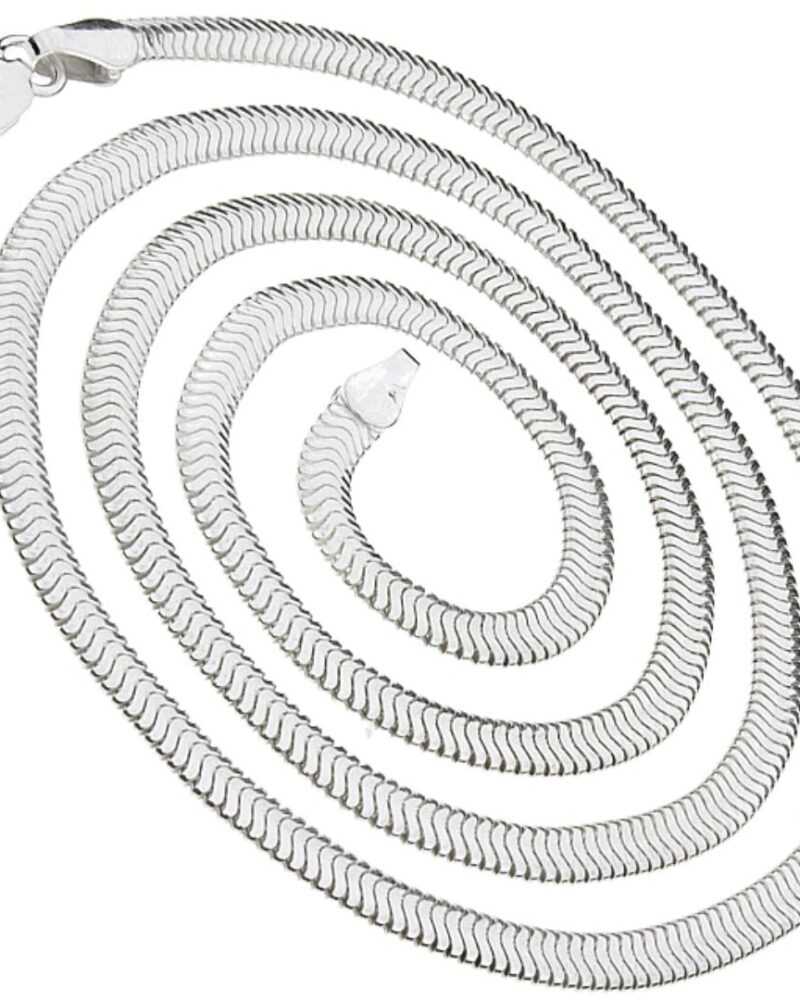 Łańcuch taśma wąż- srebro 0.925